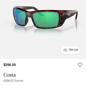 Costa Men's Sunglasses - Tortoise and Green